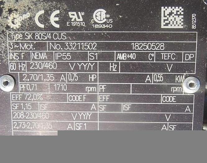 Used Conveyor, Belt, 4.5" x 17', S/st, 90 degree turn #S742977