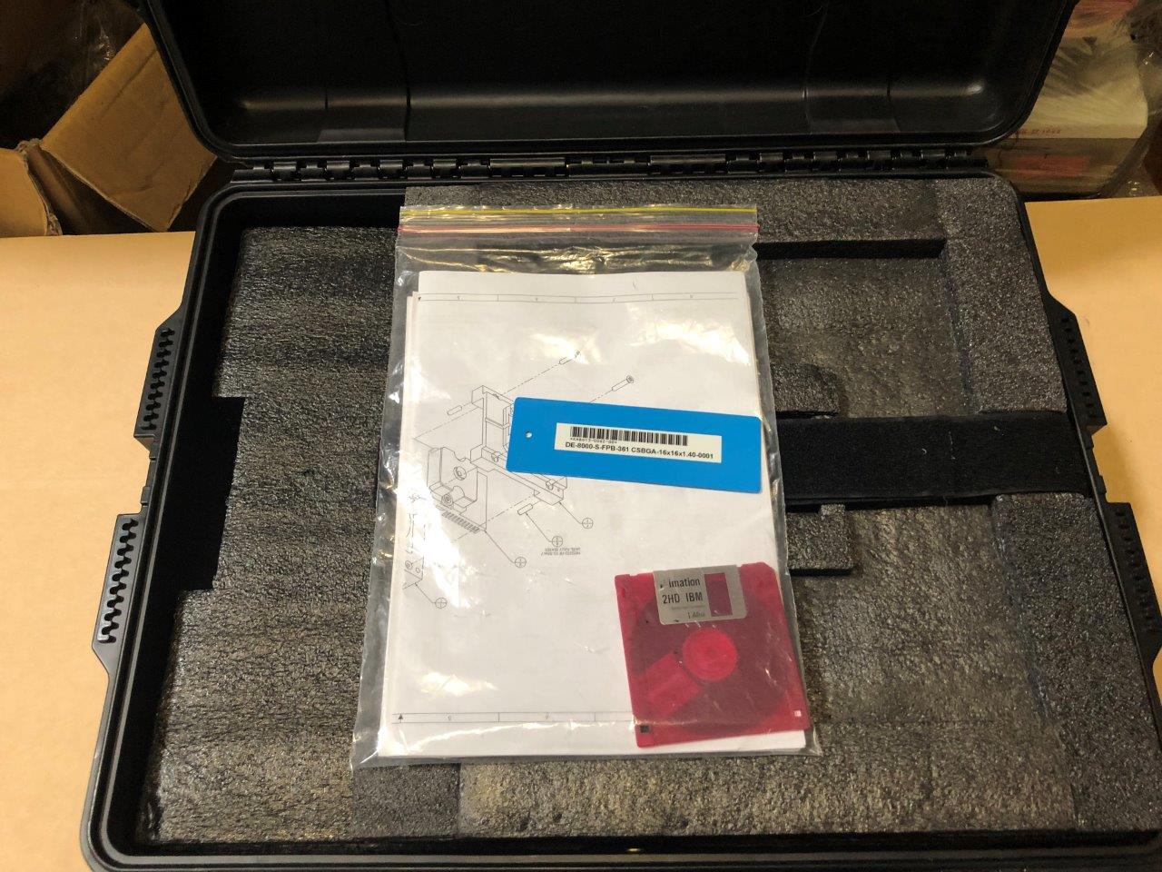 Used Delta Edge DE8000 S-FPB 361 CSBGA 16x16x1.40 Test Handler Kit