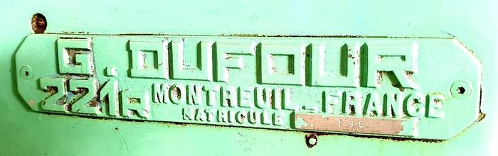 Used Dufour 221R Universal Milling Machine