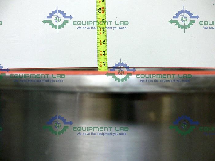 Used Industrial Powder Hopper w/ SEW-Eurodrive SAF67 AM143 Gear Reducer & 1HP Motor