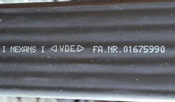 Gummi Flachkabel 12x1,5, RHEYFLAT-N NGFLGOEU-J, Nexans, neu