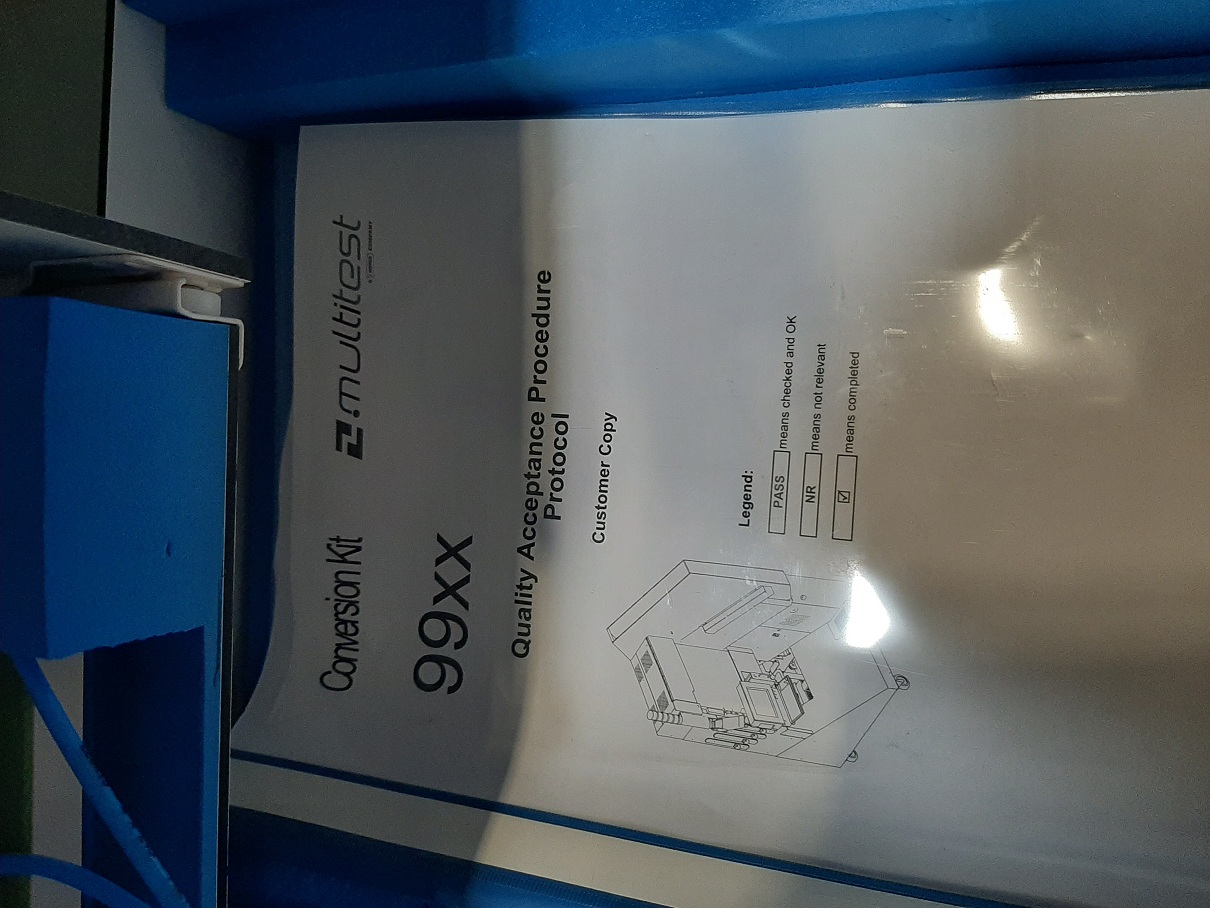 Used Multitest MT9928 QFN 3.5 x 3.5 Handler Kit