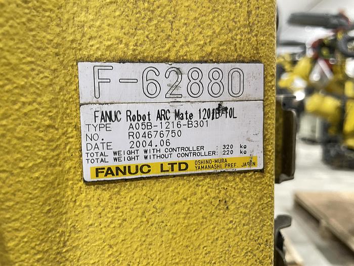 Used FANUC ARCMAT 120IB/10L 6 AXIS ROBOT WITH RJ3IB CONTROLLER