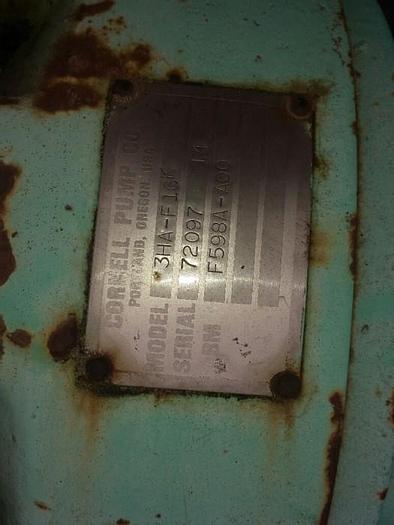 Used Pump, Centrif., 40 HP, Cornell, C/st,Pump, Centrif., 40 HP, Cornell, C/st, #S739391