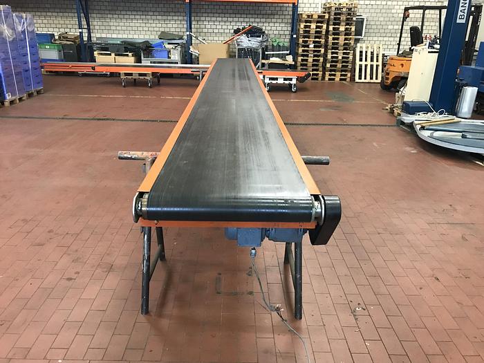 Gebraucht SCHULZ Gurtförderer, Gurtband, Förderband 6,6m
