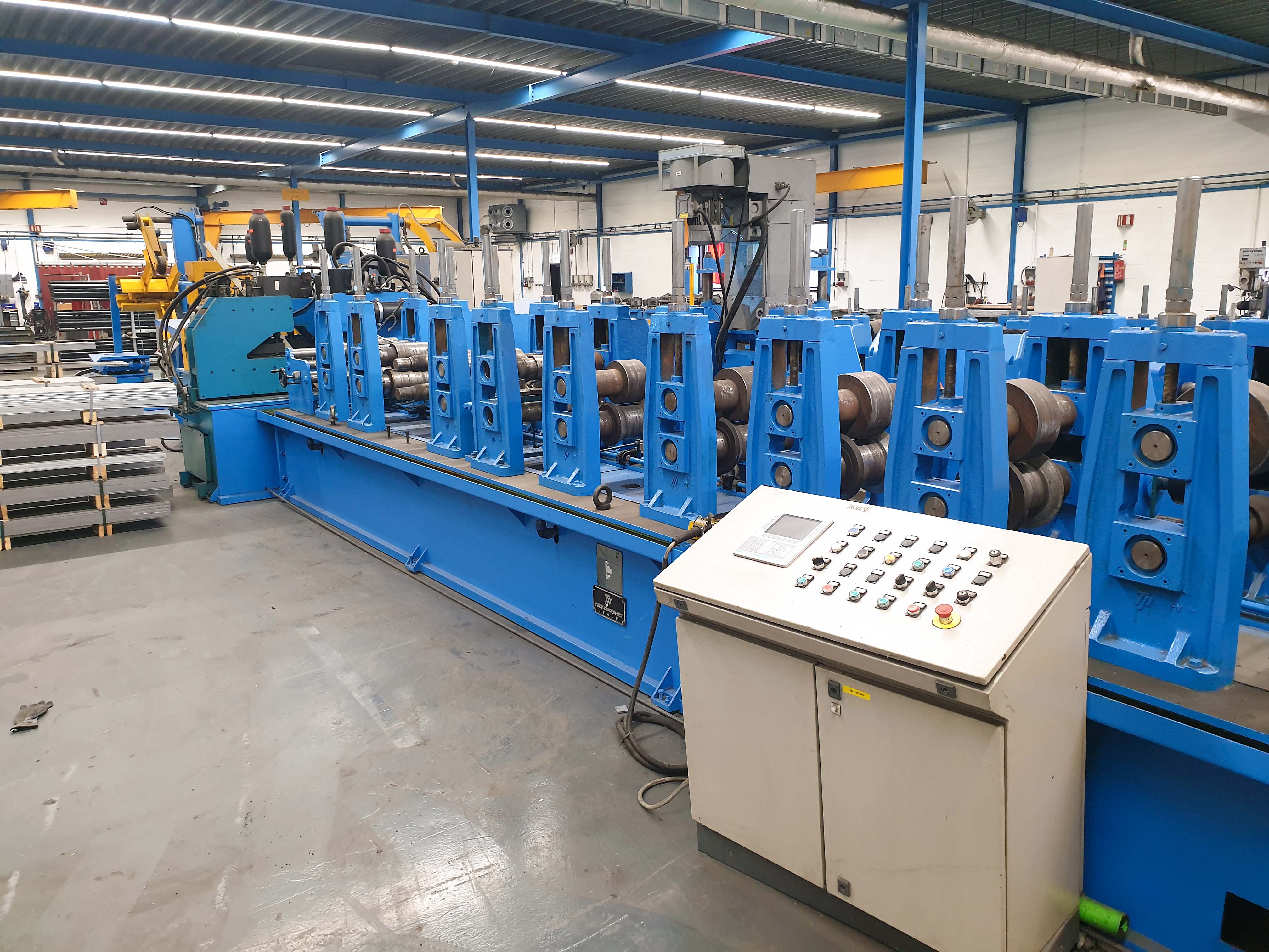 Used Tecnopromec - 1 Decoiler Machine and 2 Profiling Lines