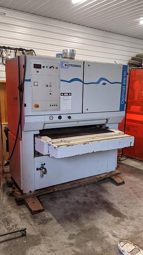 Used Butfering Optimat STO 111 43'' X 75'' Single Head Wide Belt Sander