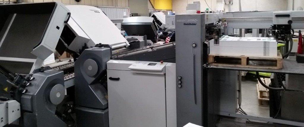 Used Heidelberg Stahl TH 6664PFH with SAK 66 buckle folding 2005