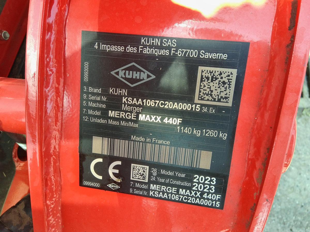 Usato ANDANATORE KUHN A TAPPETO MERGE MAX 440 F