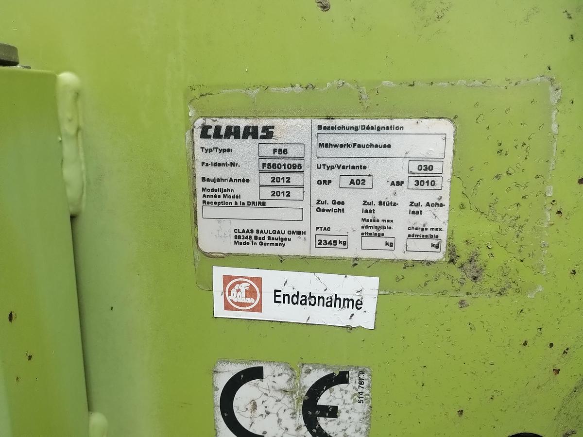 Usato FALCIACONDIZIONATRICE CLAAS DISCO 8200