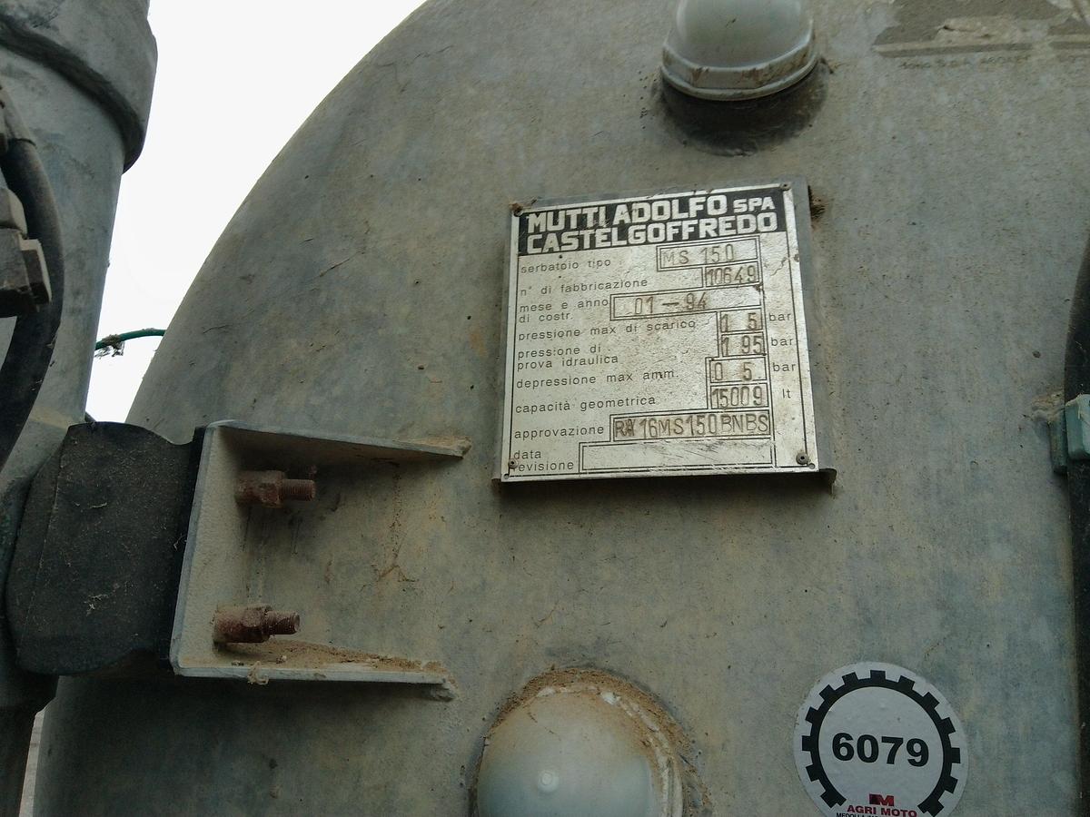 Usato BOTTE LIQUAME MUTTI