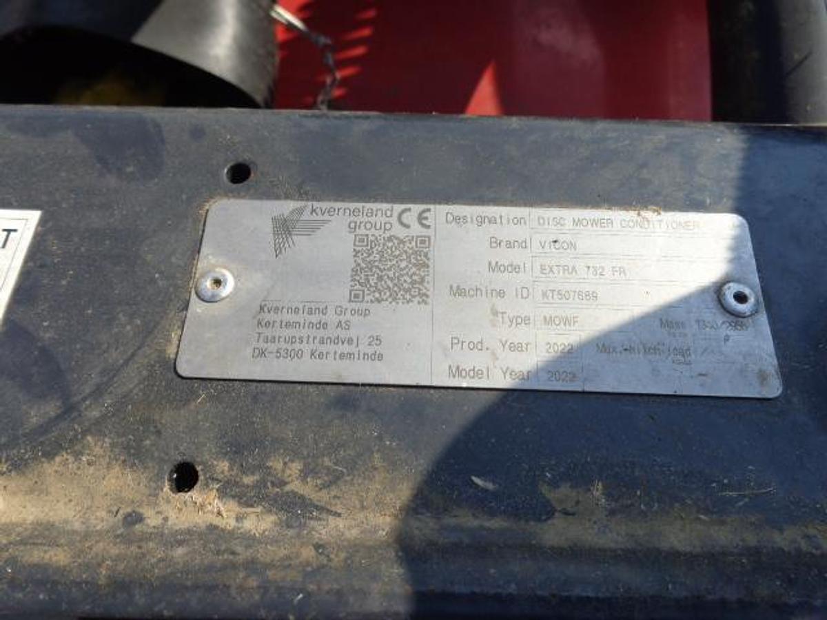 Usato FALCIACONDIZIONATRICE FRONTALE VICON