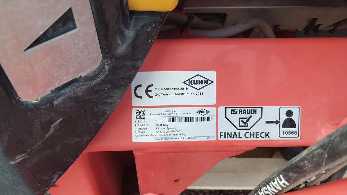 Usato SPANDICONCIME KUHN AXIS 40.2 W EMC