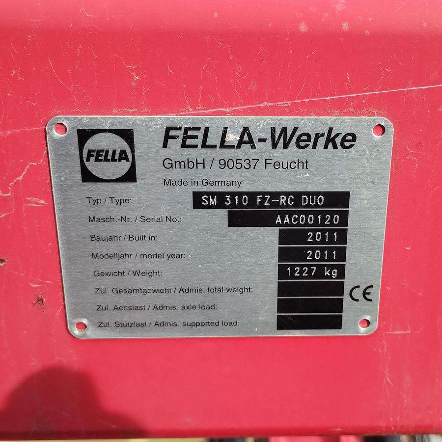 Usato FALCIACONDIZIONATRICE FELLA MT 8.80