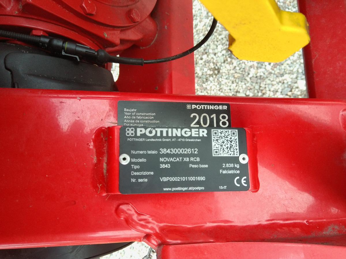 Usato FALCIACONDIZIONATRICE DOPPIA POSTERIORE POTTINGER MT 8