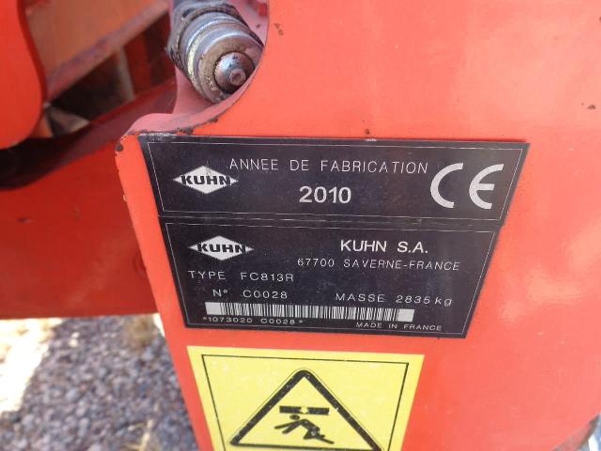 Usato FALCIACONDIZIONATRICE KUHN FC 813