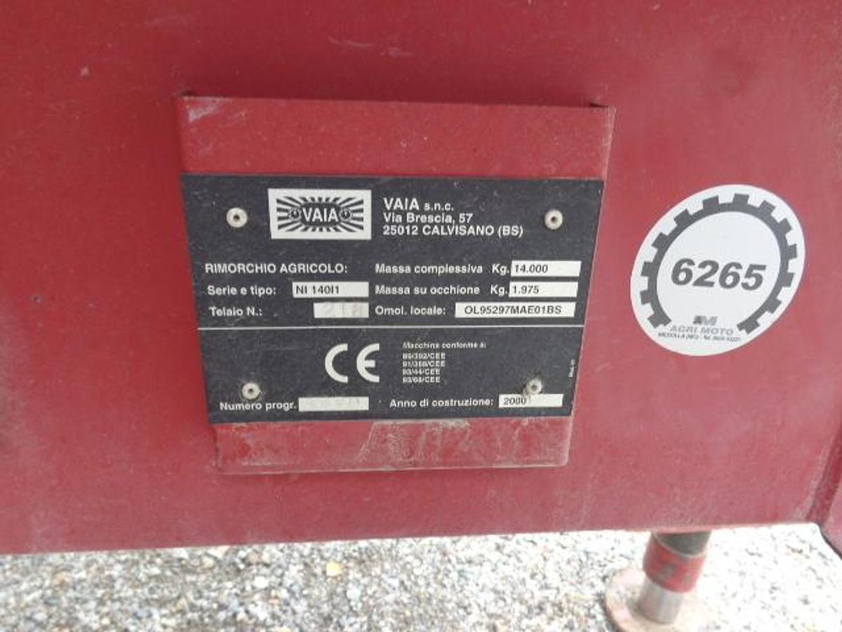 Usato DUMPER VAIA 2 ASSI 140 Q.LI