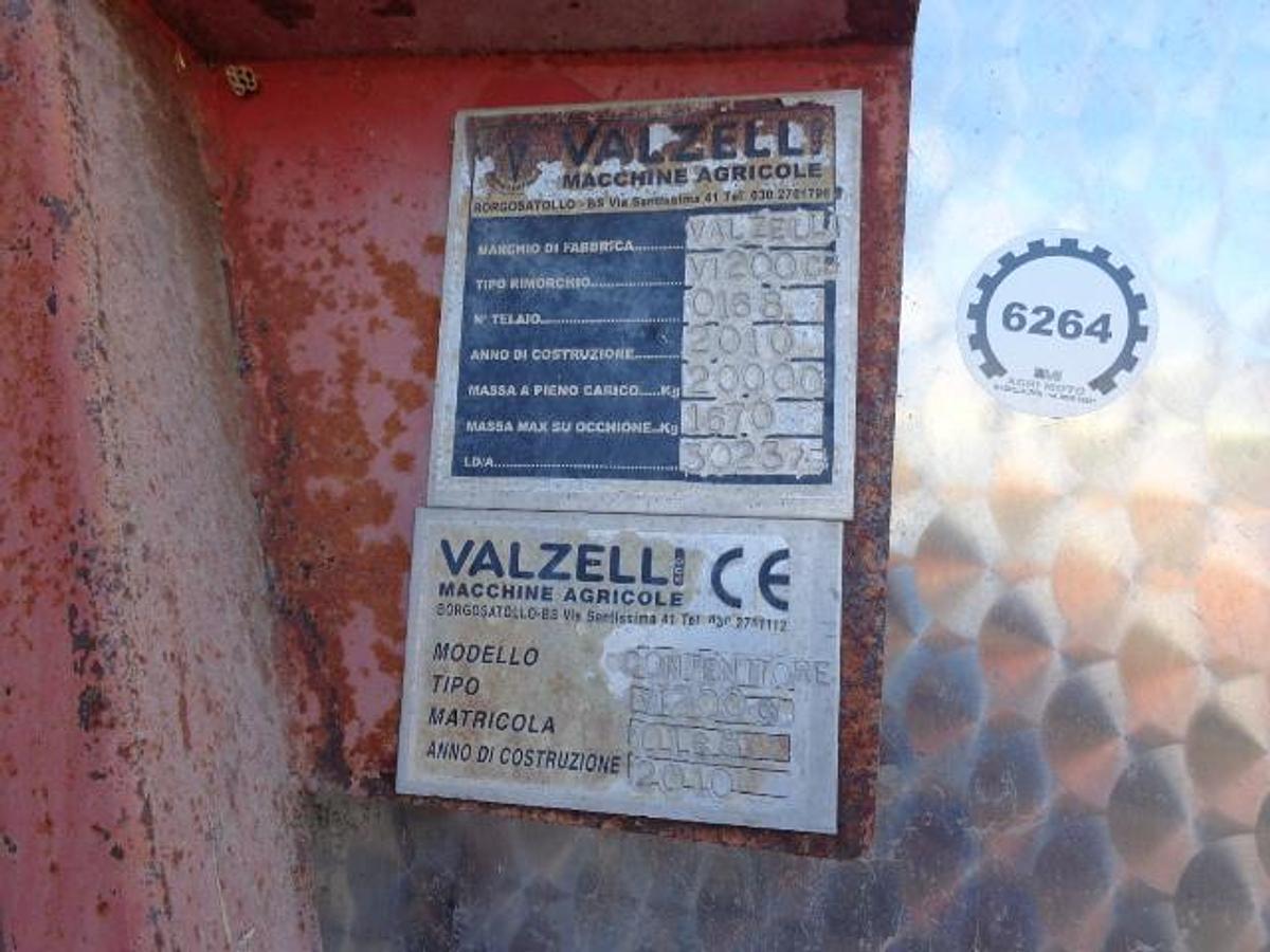 Usato BOTTE VALZELLI 20 MT QUADRA