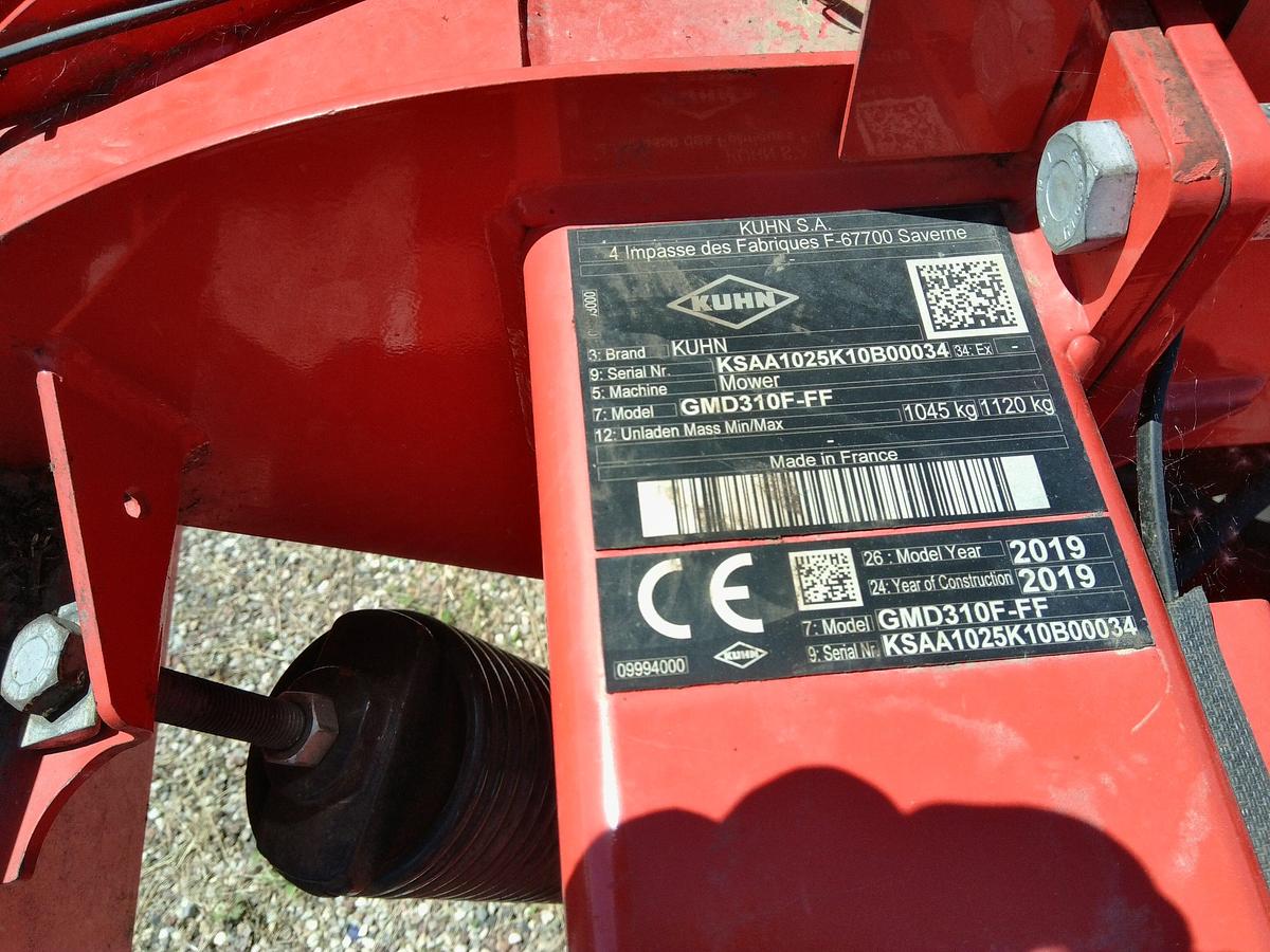 Usato FALCIATRICE FRONTALE KUHNGMD 310 F