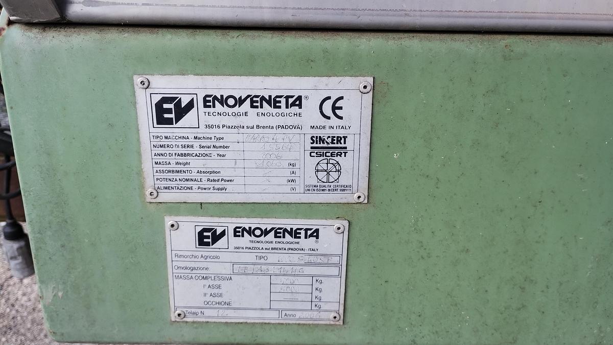 Usato VASCA DA UVA ENOVENETA EVC S40 SP