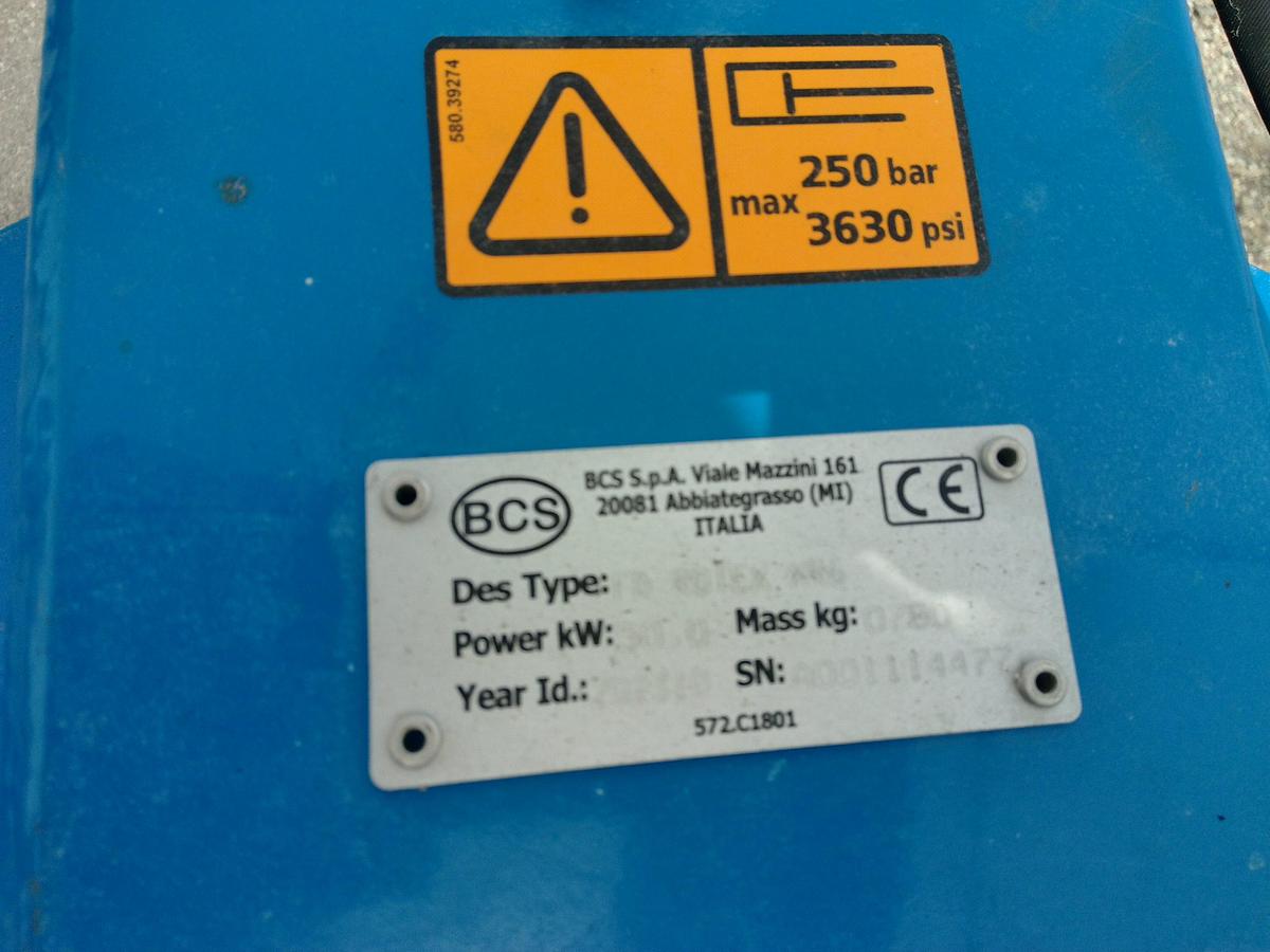 Usato FALCIACONDIZIONATRICE BCS ROTEX XR6