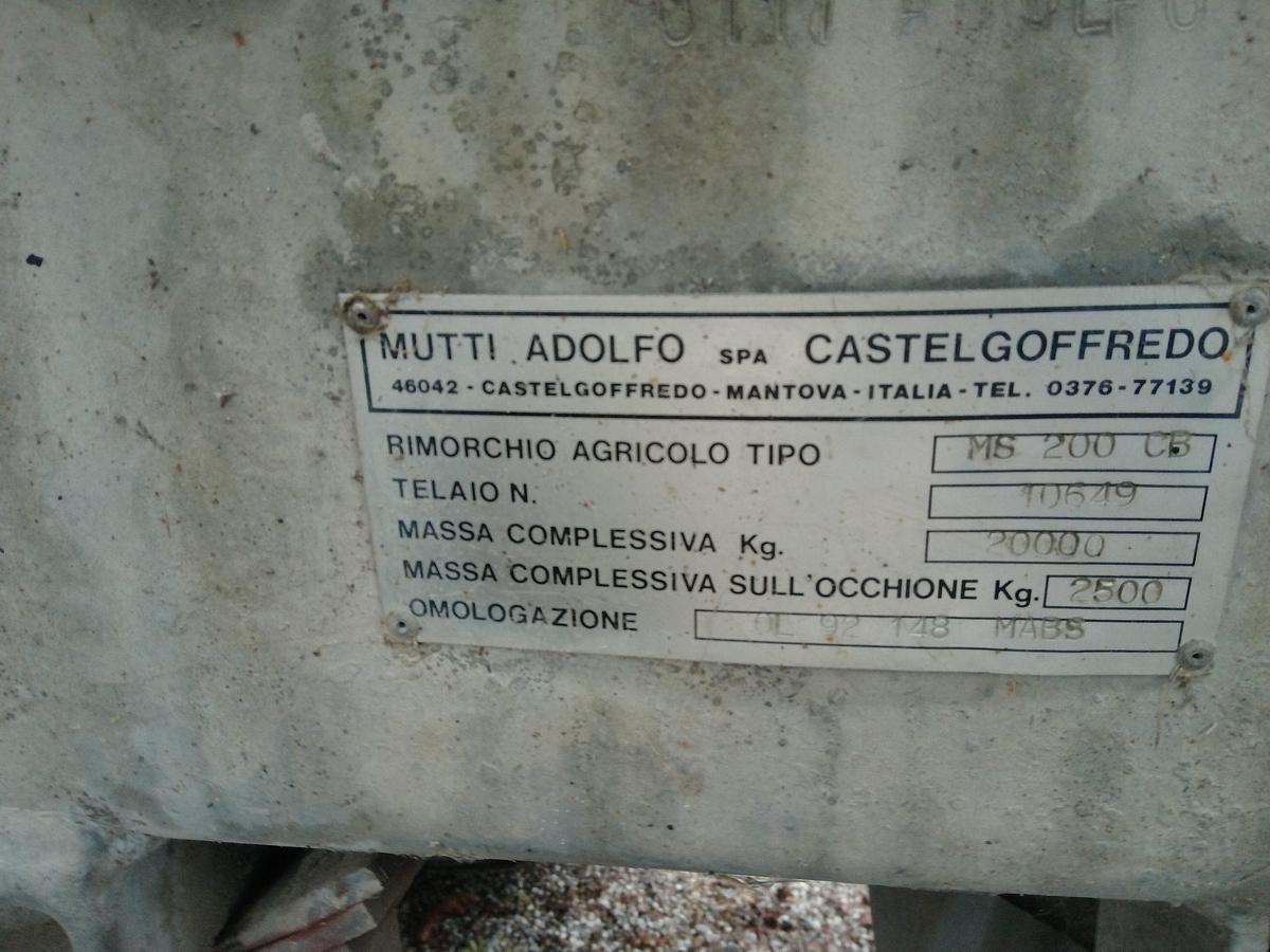 Usato BOTTE LIQUAME MUTTI