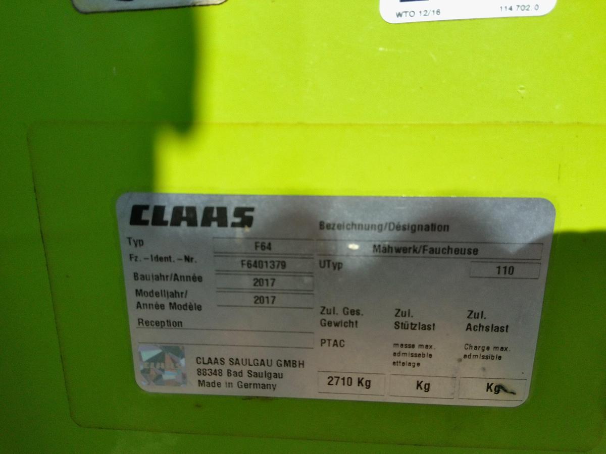 Usato FALCIACONDIZIONATRICE CLAAS DISCO 9200 R