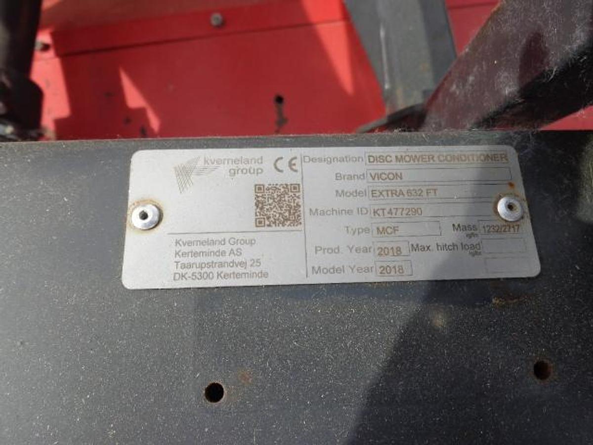 Usato FALCIACONDIZIONATRICE VICON EXTRA 362 A FLAGELLI