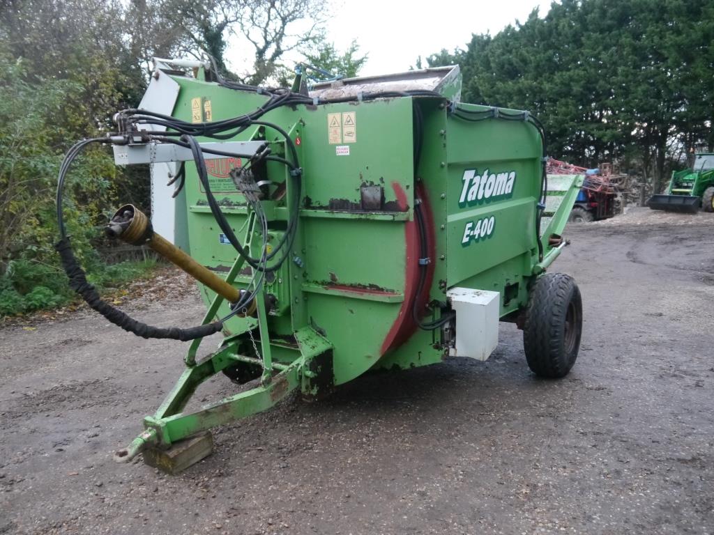 Used Tatoma E-400 Straw Chopper