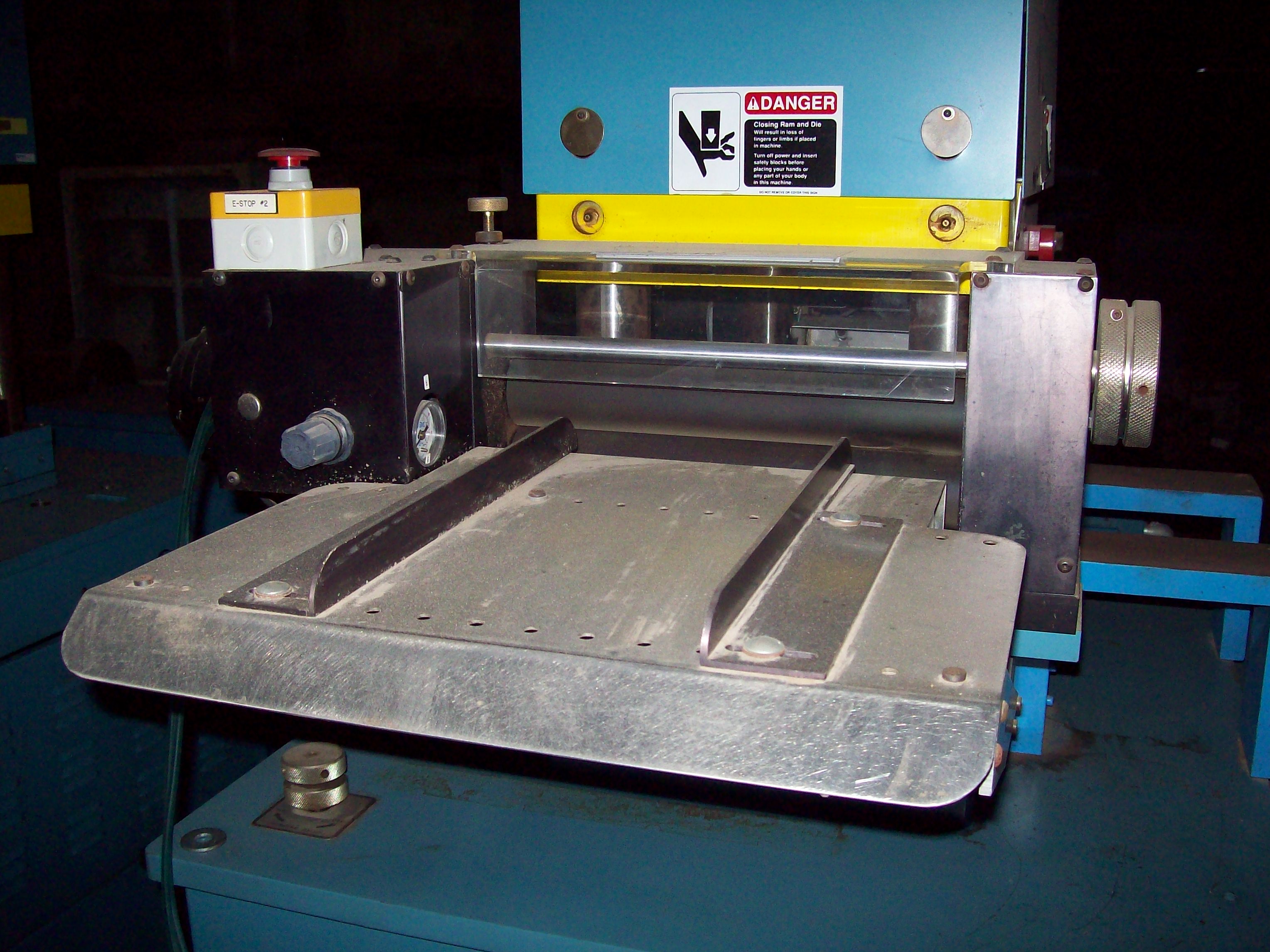 Used 60 Ton PRECO Model 1420-L-CCD 4-Post Down Acting Hydraulic Press