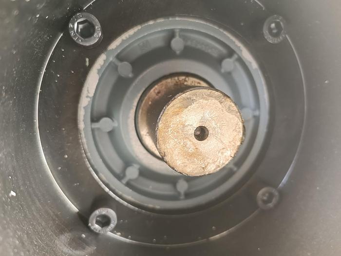 Gebraucht Kegelrad Getriebemotor mit Bremse, 58rpm, SG3-14/DK84-200L-V3618, Bauer, gebraucht-Top