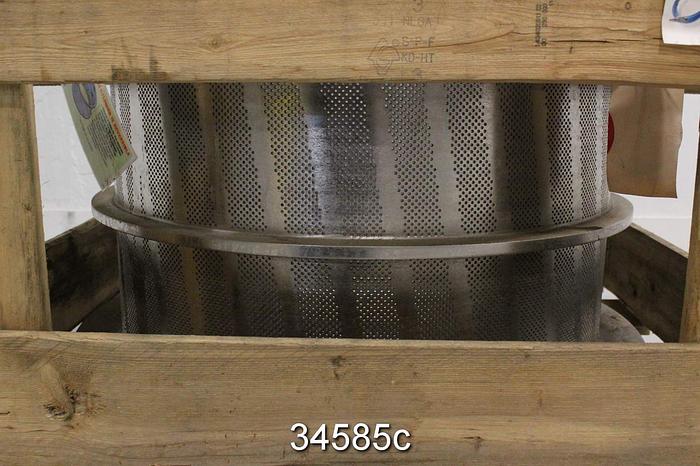 Used Black Clawson Ultra II Basket, 0.078" Holes #34585