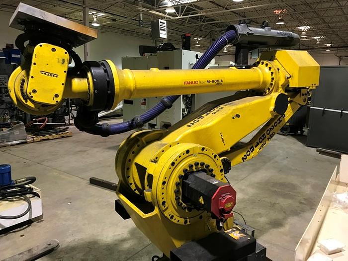 Used FANUC M900iA/260L 6 AXIS CNC ROBOT WITH R30iA CONTROLLER