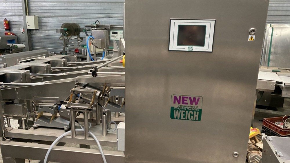 Used Newweigh lineair weighing and packing line