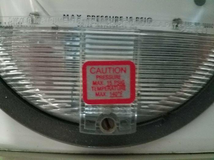 Used DWYER 0-5" MAGNEHELIC DIFFERENTIAL PRESSURE GAUGE