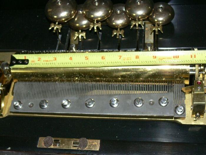 Used *RARE* ANTIQUE MUSIC BOX by Nicole Freres GENEVE w/ Dove Strikers  Circa 1875