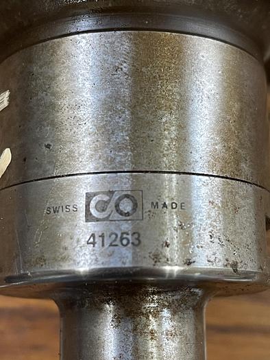 Used USED-C/O 44586 SWISS MADE CAT 50 WITH C/O 41263 SWISS MADE BORING HEAD ADAPTER