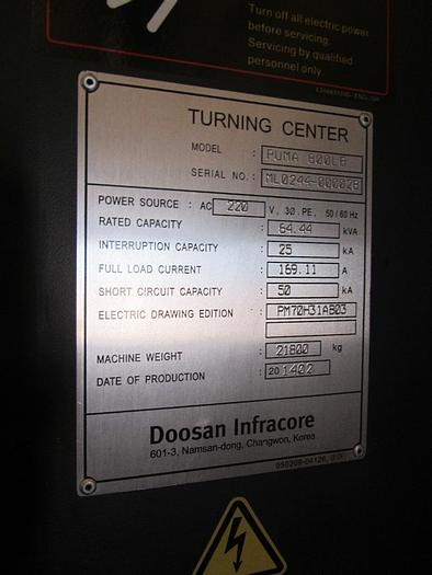 Used 2014 Doosan PUMA 800LB