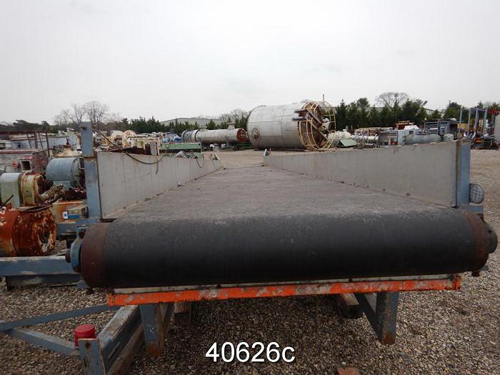 Used Kvaerner Hymac 45' Long 57" Wide Belt Conveyor for Pulper #40626