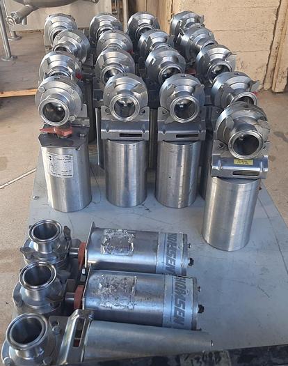 Used Valve, Butterfly, 1.5", 316 S/st, Alfa Laval, Type LKLA-NC #S744660