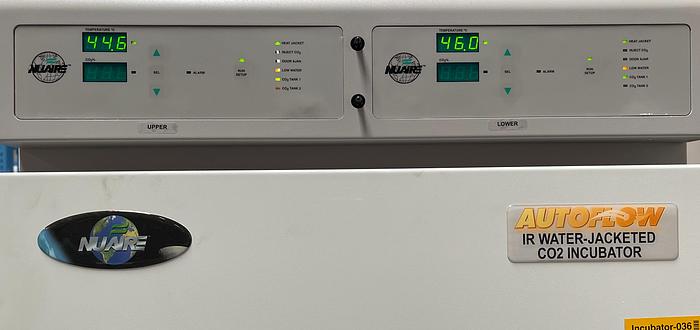 Used Nuaire NU-8700 Autoflow IR Water-Jacketed CO2 Dual Stacked Incubator