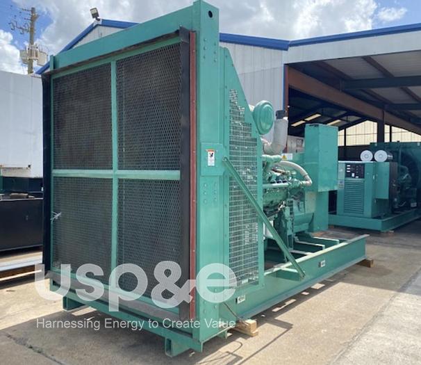 0.60 MW 2002 New Cummins GTA38G1 Natural Gas Generator Sets