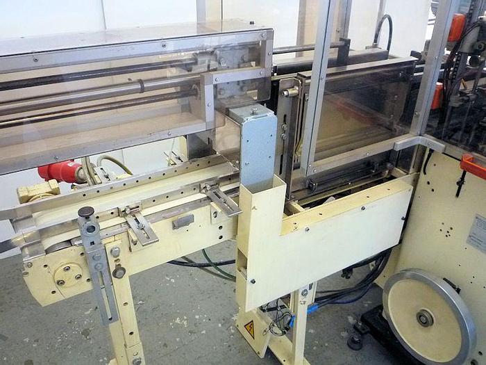 Used O 12502 E - Overwrapper SOLLAS 17-H100 with Carton Collator