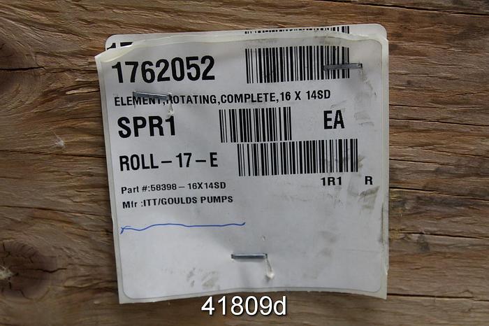 Used Allis Chalmers 14x16 SD Stainless Steel Split Case Pump Rotating Assembly #41809