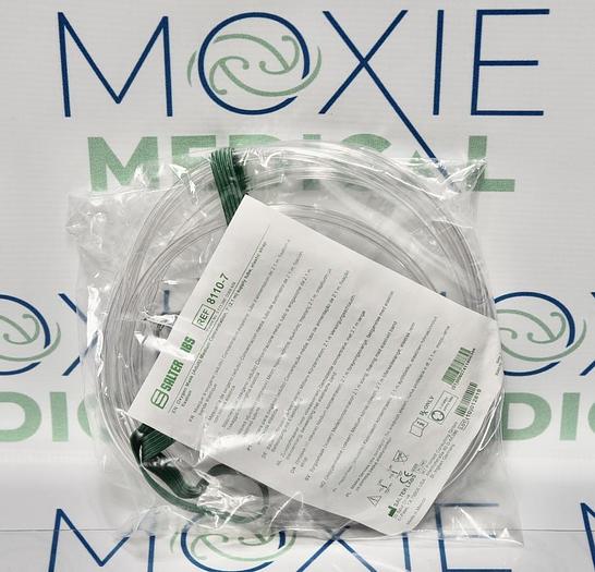 8110-7 SALTER LABS OXYGEN MASK (ADULT) MEDIUM CONCENTRATION 7' (2.1 M) SUPPLY TUBE, ELASTIC STRAP FIXATION, 80 UNITS