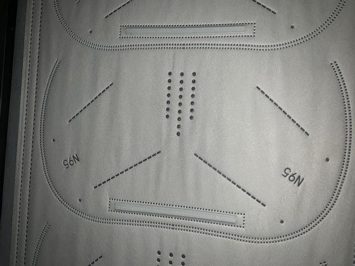 Unused Former, Mask, N-95, String Applicators, Dittest, Unused #A744471