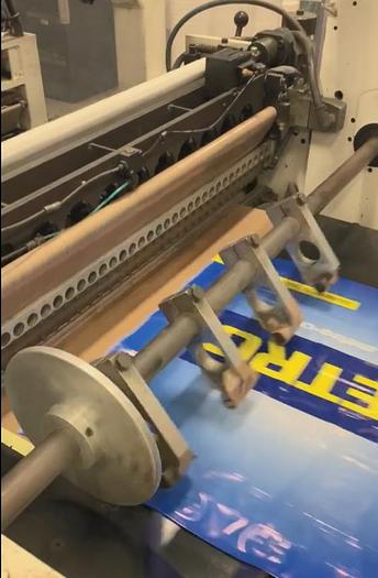 Used W&H POLYREX SF 3708 - Welding film bag machine (LOOP HANDLES - STT – Punch)