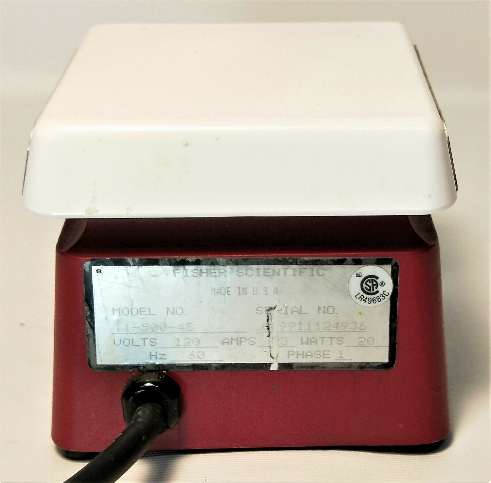 Used Fisher 11-500-4S Magnetic Stirrer - 4.25" x 4.25" Plate