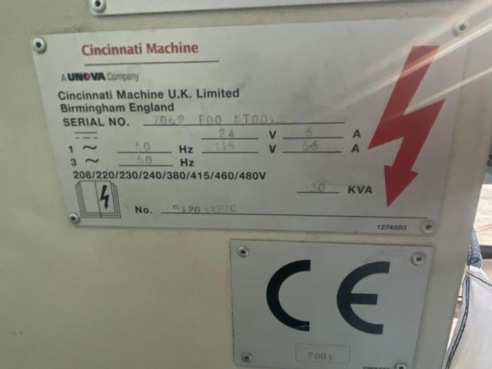 Used 2001 Cincinnati Hawk  C 200 CX Turning Center