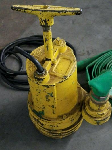 Used Jameson 10,000 GPH High Output Industrial Water Pump with 2" hose 110V